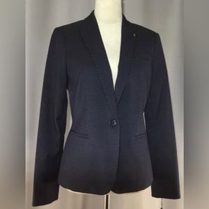 NWT Tommy Hilfiger Navy Blue Polka Dots Blazer size 4